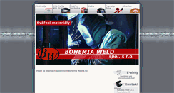 Desktop Screenshot of bohemiaweld.cz