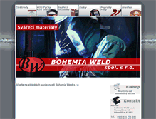 Tablet Screenshot of bohemiaweld.cz